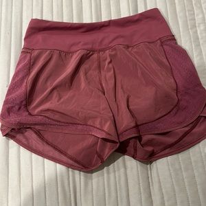 Rose Pink Lululemon Shorts